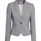 Figure-fit jacket -grey
