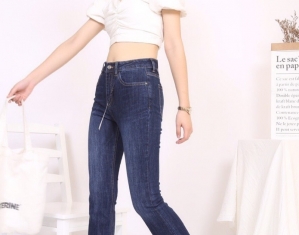 Quần jeans nữ ống loe cạp cao