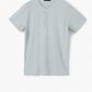MANGO Henley t-shirt - màu xám sáng - Light grey