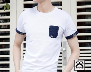 T SHIRT phối túi nam cao cấp