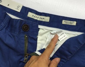 Chuyên sỉ, buôn sll quần dài Kaki Zara man chinos 2016