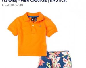 Cần bán áo thun Polo Nautica  trẻ em xuất xịn